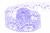 Тесьма кружевная 0621-2063, шир. 40 мм/уп. 20+/-1 м, цвет 107-фиолет - купить в Салавате. Цена: 933.93 руб.