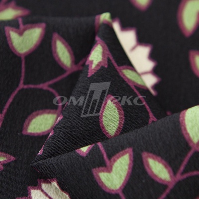 Плательная ткань "Фламенко" 10.1, 80 гр/м2, шир.150 см, принт растительный - купить в Салавате. Цена 241.49 руб.