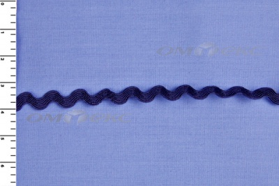 Тесьма плетеная "Вьюнчик"/т.синий - купить в Салавате. Цена: 48.03 руб.