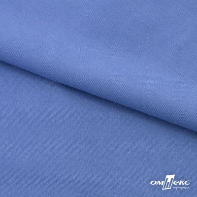 Трикотажное полотно Джерси Понте-де-Рома, 95% / 5%, 150 см, 290гм2, цв. серо-голубой, м - купить в Салавате. Цена 297 руб.