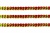 Пайетки "ОмТекс" на нитях, CREAM, 6 мм С / упак.73+/-1м, цв. 96 - красный - купить в Салавате. Цена: 484.77 руб.