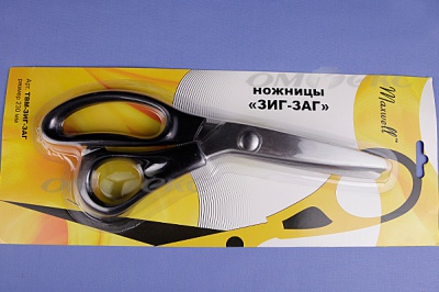 Ножницы ЗИГ-ЗАГ "MAXWELL" 230 мм - купить в Салавате. Цена: 1 041.25 руб.
