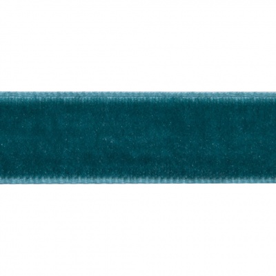 Лента бархатная нейлон, шир.12 мм, (упак. 45,7м), цв.65-изумруд - купить в Салавате. Цена: 392 руб.