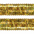 Тесьма с пайетками D16, шир. 20 мм/уп. 25+/-1 м, цвет золото - купить в Салавате. Цена: 778.19 руб.