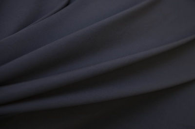 Костюмная ткань с вискозой "Флоренция" 19-4024, 195 гр/м2, шир.150см, цвет т.синий - купить в Салавате. Цена 491.97 руб.