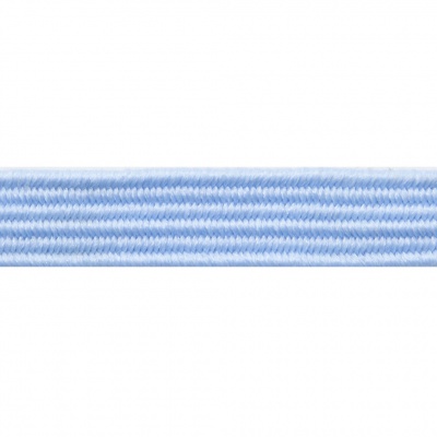 Резиновые нити с текстильным покрытием, шир. 6 мм ( упак.30 м/уп), цв.- 108-голубой - купить в Салавате. Цена: 155.22 руб.